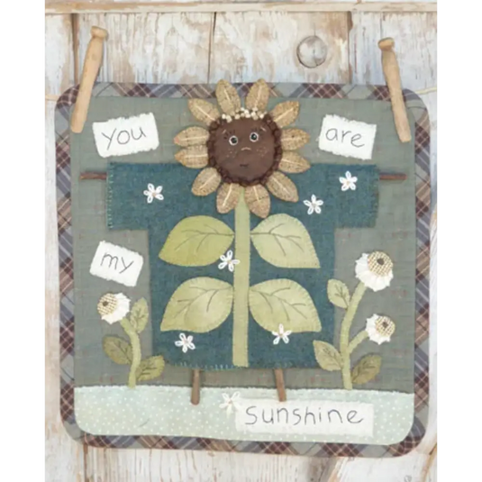 #392 Clothesline Sunflower (August) Pattern