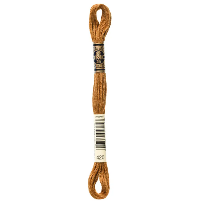 420 Dark Hazelnut Brown DMC Floss - Default