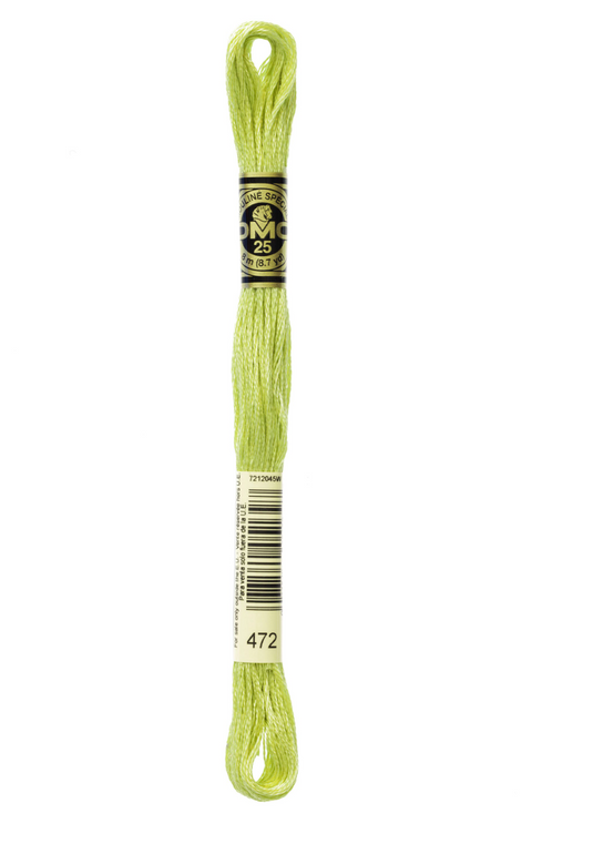 472 Ultra Light Avocado Green DMC Floss - Default