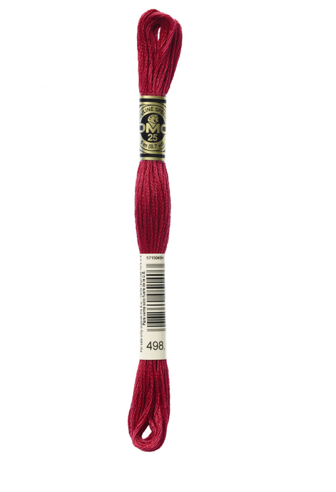 498 Dark Red DMC Floss - Default