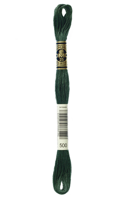 500 Very Dark Blue Green DMC Floss - Default