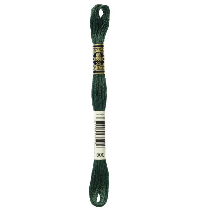500 Very Dark Blue Green DMC Floss - Default