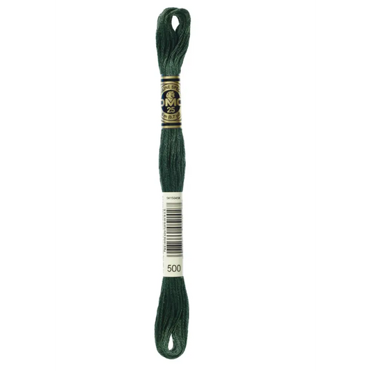 500 Very Dark Blue Green DMC Floss - Default