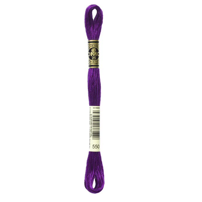 550 Very Dark Violet DMC Floss - Default