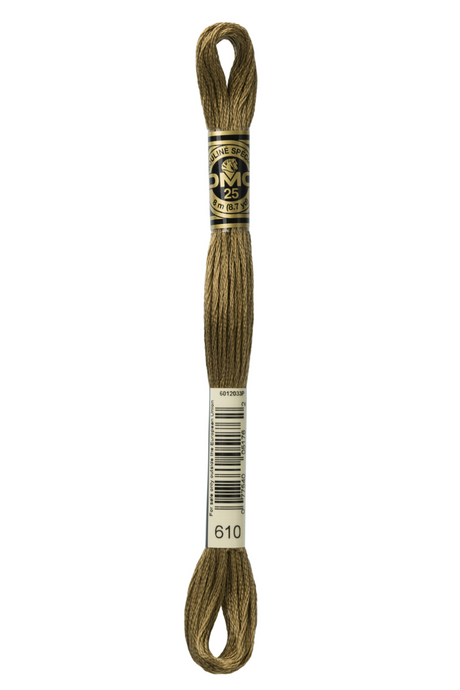 610 Dark Drab Brown DMC Floss - Default