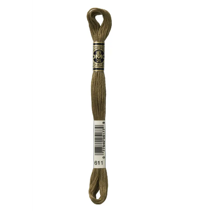 611 Drab Brown DMC Floss - Default