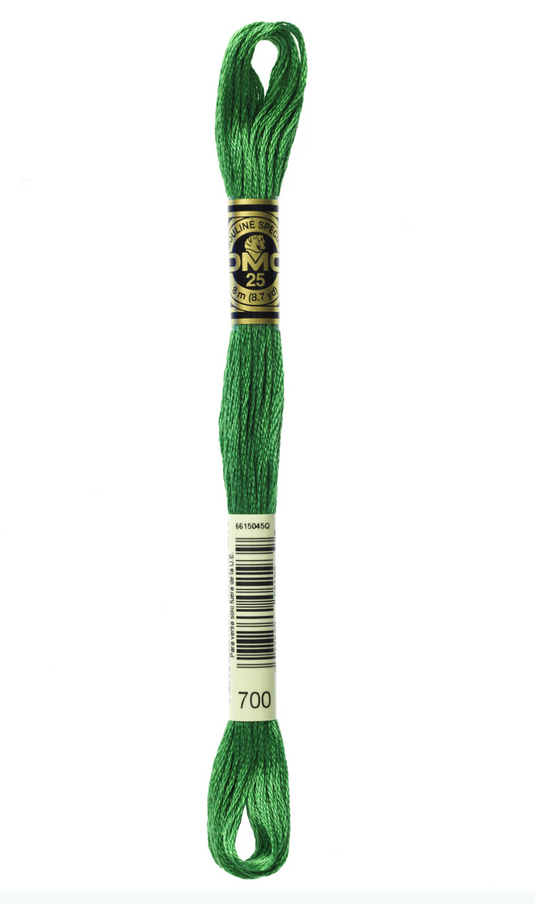 700 Bright Green DMC Floss - Default