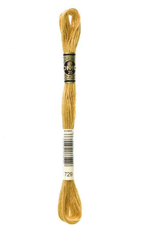 729 Medium Old Gold DMC Floss - Default