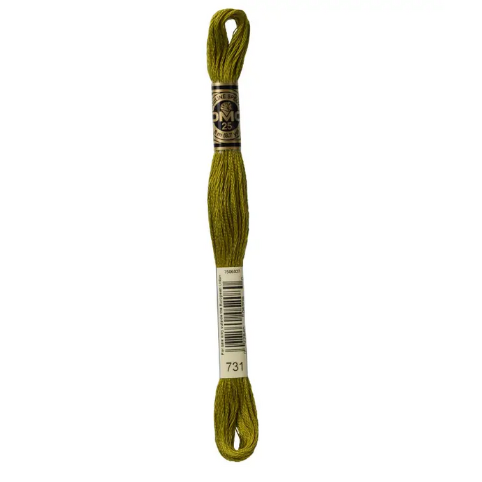 731 Dark Olive Green DMC Floss - Default