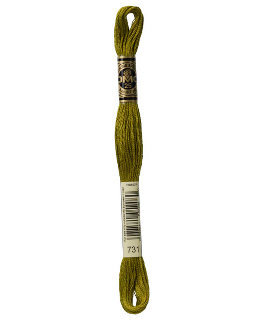 731 Dark Olive Green DMC Floss - Default