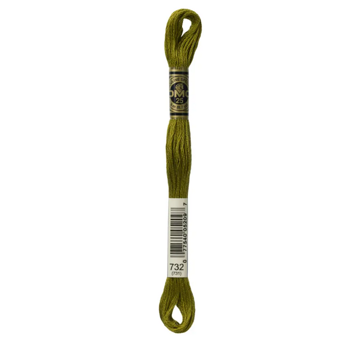 732 Olive Green DMC Floss - Default