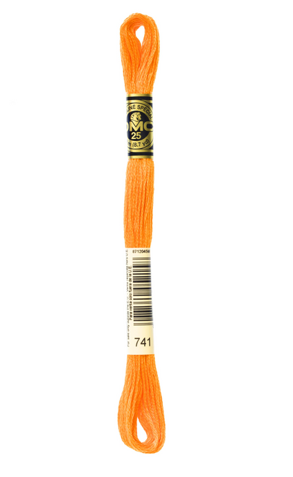 741 Medium Tangerine DMC Floss - Default