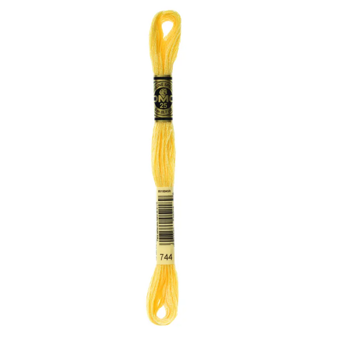 744 Pale Yellow DMC Floss - Default