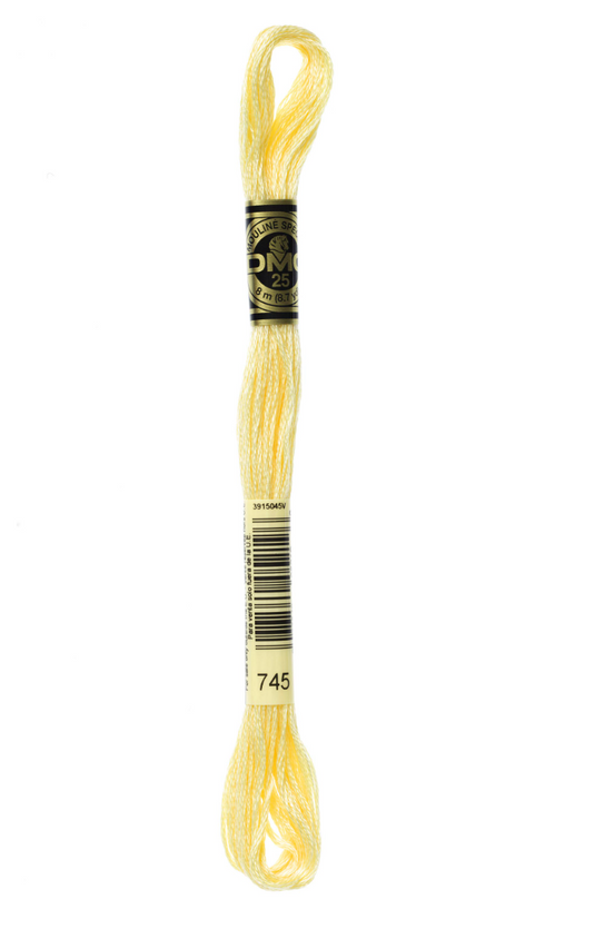 745 Light Pale Yellow DMC Floss - Default