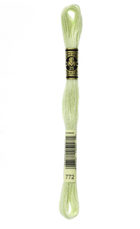 772 Very Light Yellow Green DMC Floss - Default