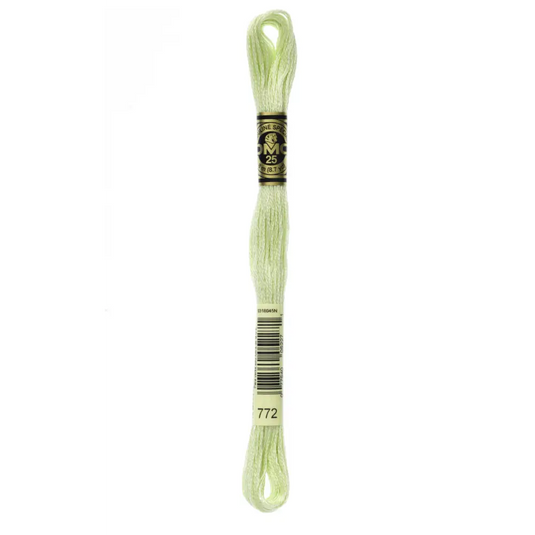 772 Very Light Yellow Green DMC Floss - Default