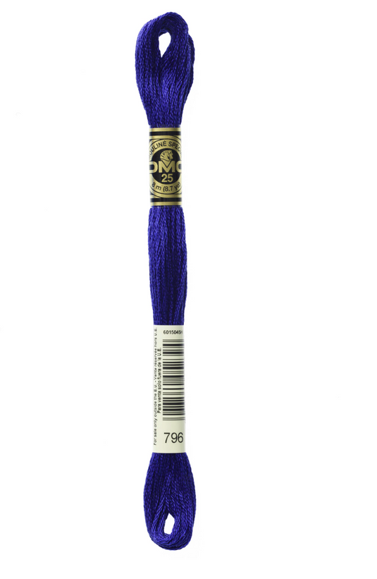 796 Dark Royal Blue DMC Floss - Default