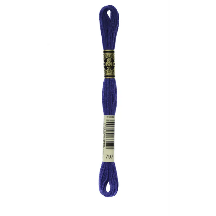 797 Royal Blue DMC Floss - Default