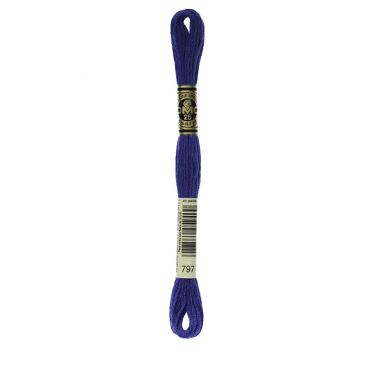797 Royal Blue DMC Floss - Default