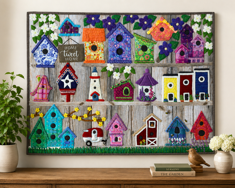 Load image into Gallery viewer, Home Tweet Home - Block of the Month
