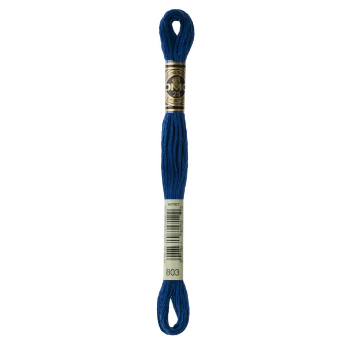 803 Ultra Very Dark Baby Blue DMC Floss - Default