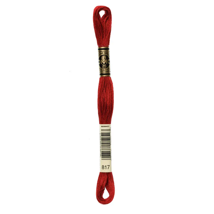 817 Very Dark Coral Red DMC Floss - Default