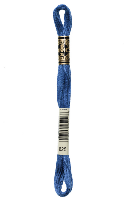 825 Dark Blue DMC Floss - Default