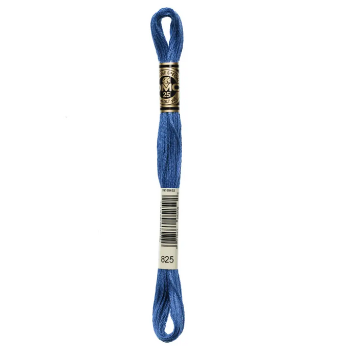 825 Dark Blue DMC Floss - Default
