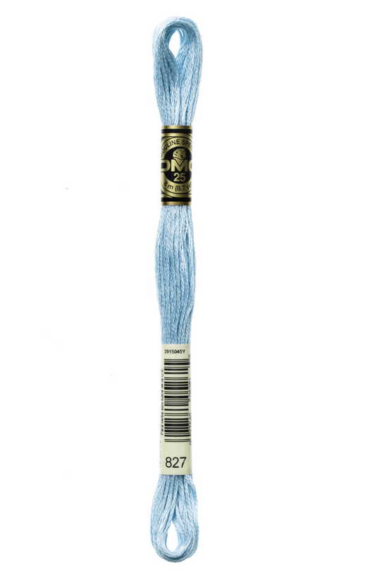 827 Very Light Blue DMC Floss - Default