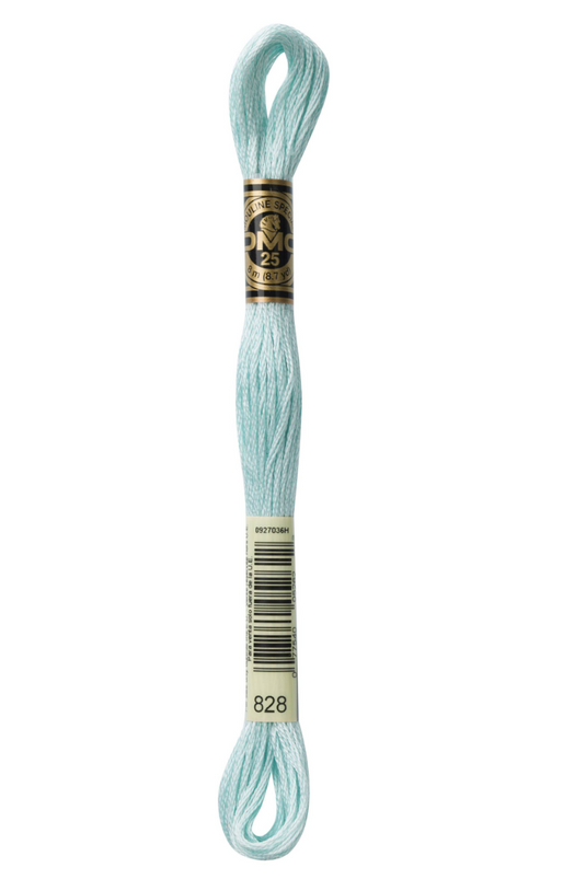 828 Ultra Very Light Sky Blue DMC Floss - Default