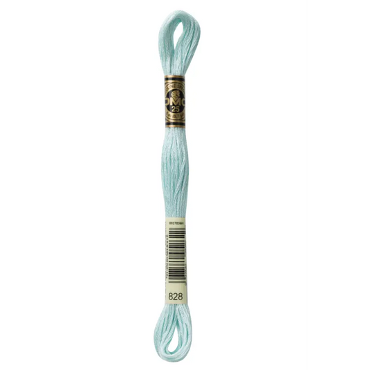 828 Ultra Very Light Sky Blue DMC Floss - Default