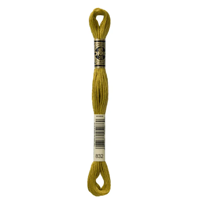 832 Golden Olive DMC Floss - Default