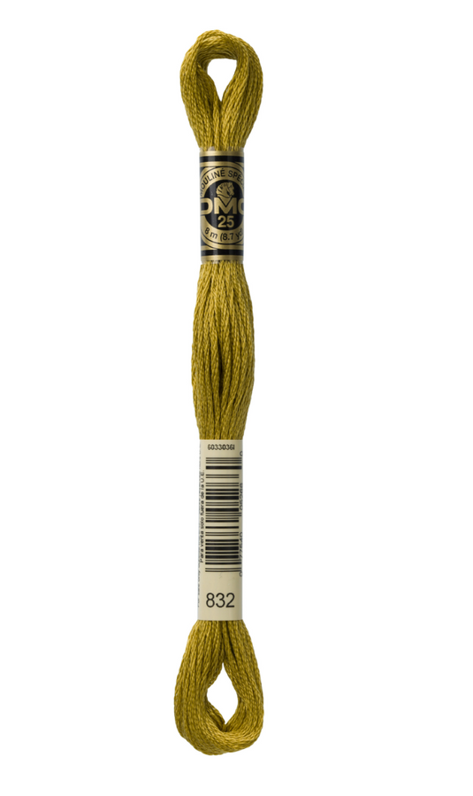 832 Golden Olive DMC Floss - Default