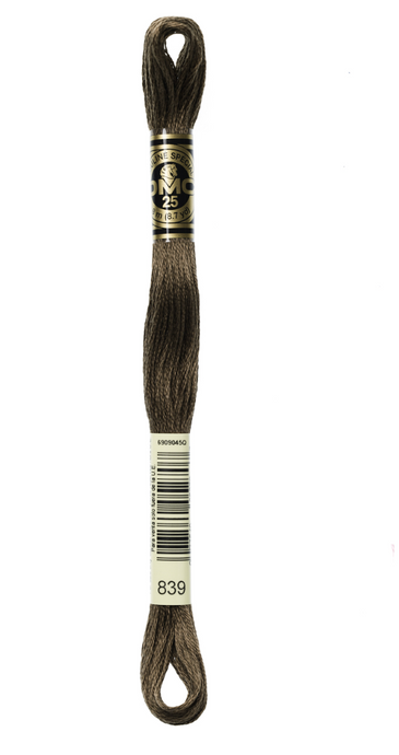 839 Dark Beige Brown DMC Floss - Default