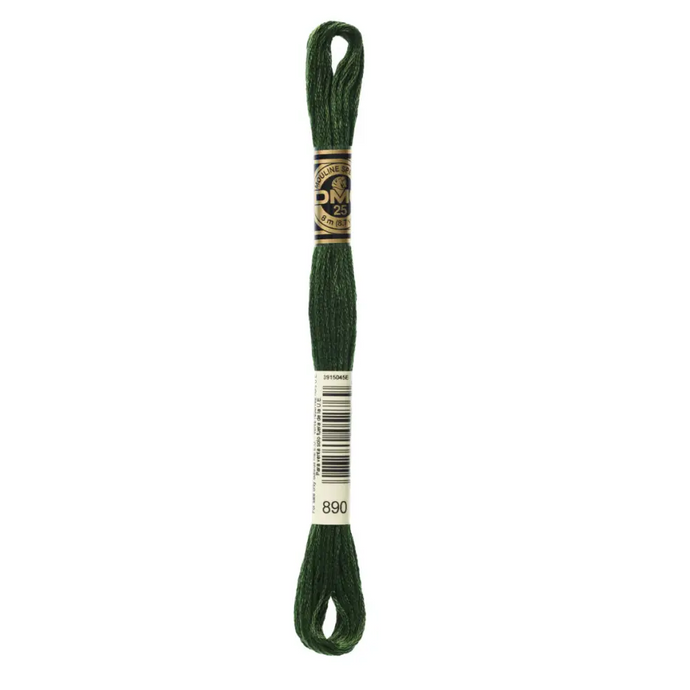 890 Ultra Dark Pistachio Green DMC Floss - Default
