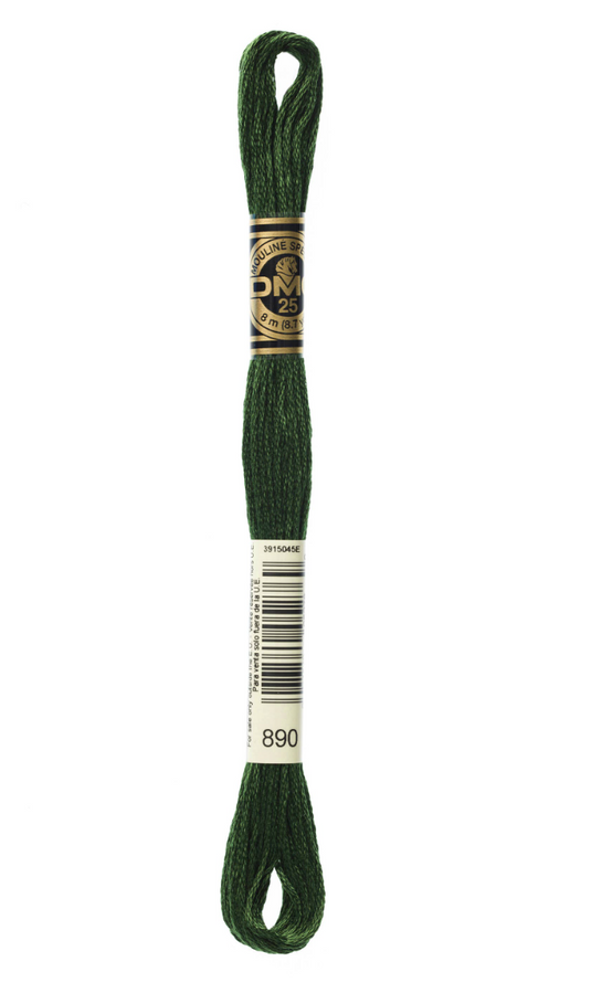 890 Ultra Dark Pistachio Green DMC Floss - Default