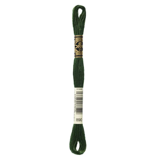 890 Ultra Dark Pistachio Green DMC Floss - Default