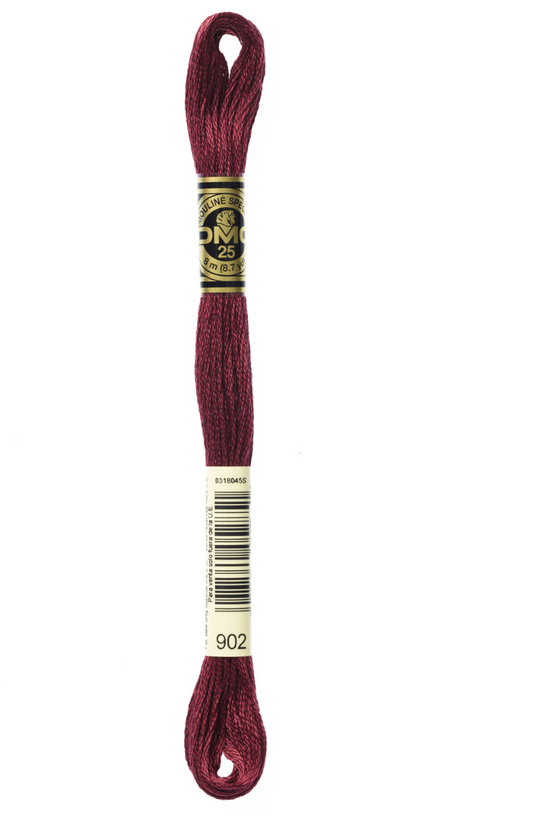 902 Very Dark Garnet DMC Floss - Default