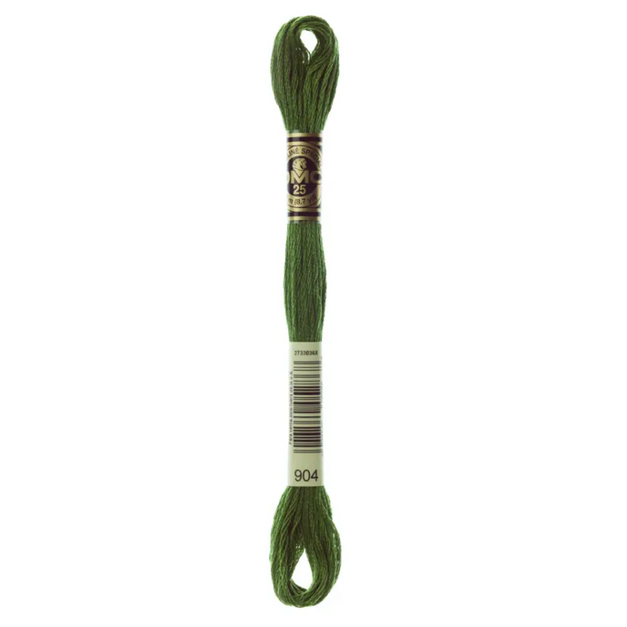 904 Very Dark Parrot Green DMC Floss - Default