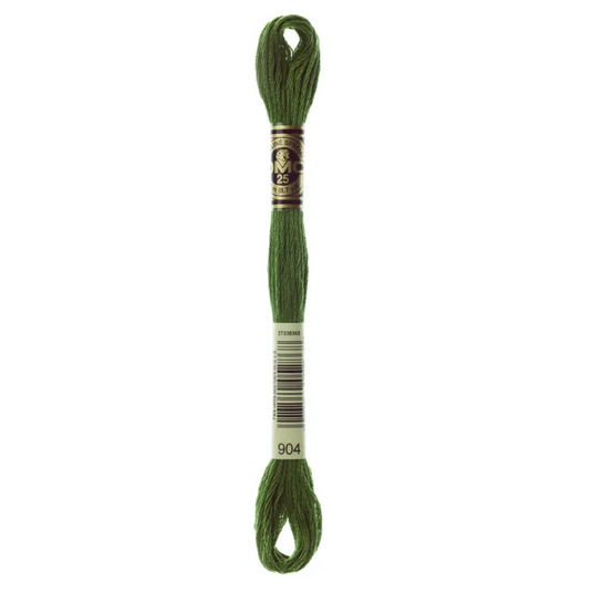 904 Very Dark Parrot Green DMC Floss - Default