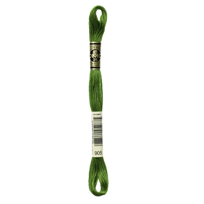 905 Dark Parrot Green DMC Floss - Default