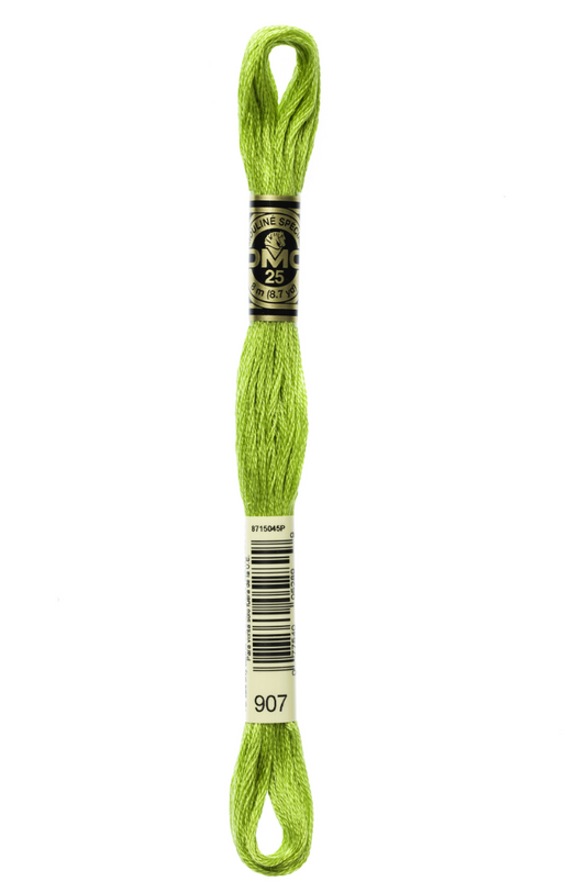 907 Light Parrot Green DMC Floss - Default