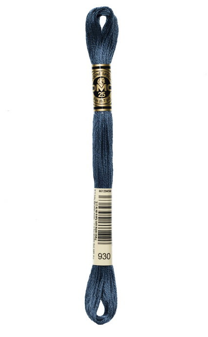 930 Dark Antique Blue DMC Floss - Default