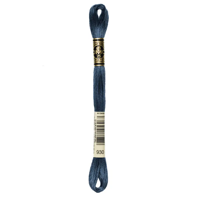 930 Dark Antique Blue DMC Floss - Default