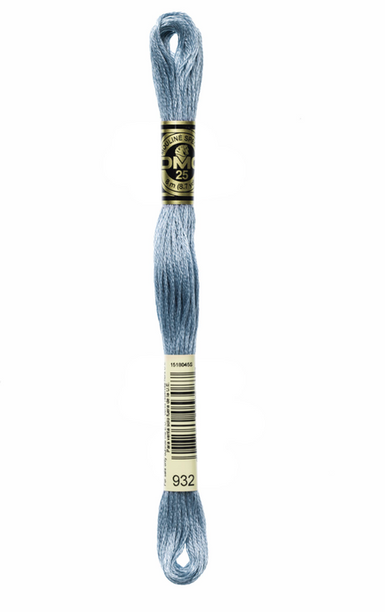932 Light Antique Blue DMC Floss - Default