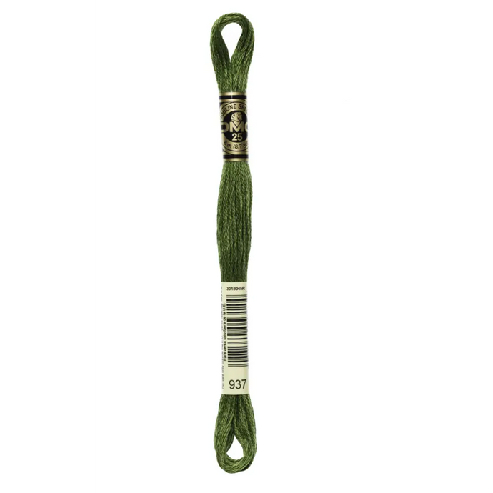 937 Medium Avocado Green DMC Floss - Default