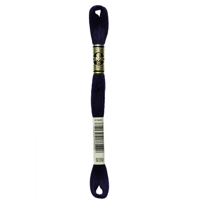 939 Very Dark Navy Blue DMC Floss - Default