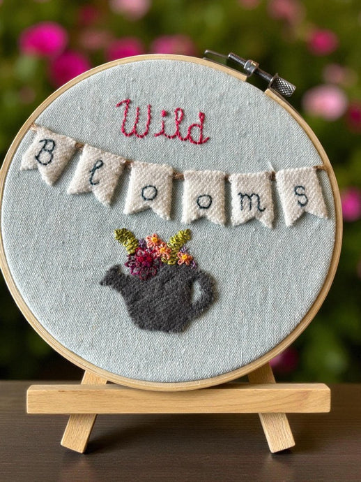 Mini Wool Banner - Wild Blooms