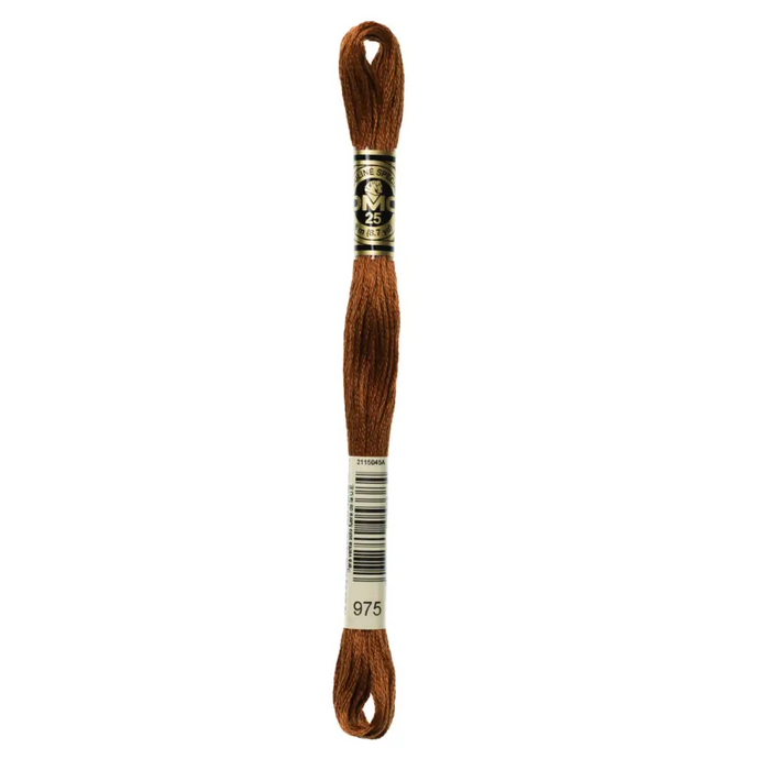 975 Dark Golden Brown DMC Floss - Default