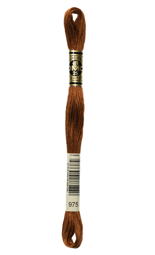 975 Dark Golden Brown DMC Floss - Default